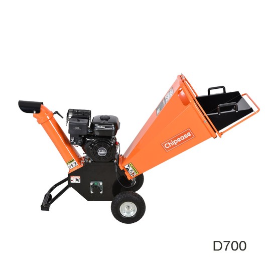 Chipease Wood Chipper Shredder Mulcher 7HP Petrol Pull Start（D700）