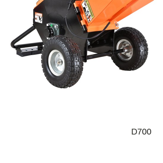 Chipease Wood Chipper Shredder Mulcher 7HP Petrol Pull Start（D700）