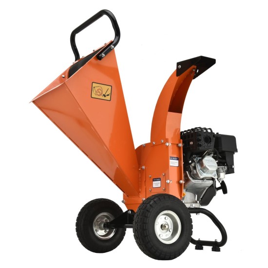 Chipease Wood Chipper Shredder Mulcher 7HP Petrol Pull Start（E700) 