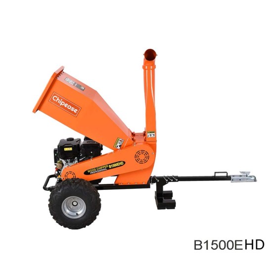 Chipease Wood Chipper  Mulcher 15HP Petrol Electric Start（B1500EHD) 